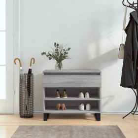 Mueble zapatero madera contrachapada gris Sonoma 70x36x60 cm en Zapateros y organizadores de calzado | Comprar online en Foru.es