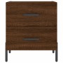 Mesita noche 2 uds madera ingeniería marrón roble 40x35x47,5 cm de vidaXL, Mesitas de noche - Ref: Foro24-827339, Precio: 99,...