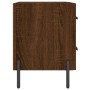 Mesita noche 2 uds madera ingeniería marrón roble 40x35x47,5 cm de vidaXL, Mesitas de noche - Ref: Foro24-827339, Precio: 99,...