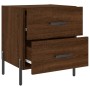 Mesita noche 2 uds madera ingeniería marrón roble 40x35x47,5 cm de vidaXL, Mesitas de noche - Ref: Foro24-827339, Precio: 99,...