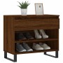 Mueble zapatero madera contrachapada roble marrón 70x36x60 cm en Zapateros y organizadores de calzado | Comprar online en Foru.e