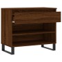 Mueble zapatero madera contrachapada roble marrón 70x36x60 cm en Zapateros y organizadores de calzado | Comprar online en Foru.e