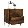 Nightstand 2 pcs engineered wood smoked oak 40x35x47.5cm by vidaXL, Nightstands - Ref: Foro24-827351, Price: 65,50 €, Discoun...