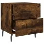 Nightstand 2 pcs engineered wood smoked oak 40x35x47.5cm by vidaXL, Nightstands - Ref: Foro24-827351, Price: 65,50 €, Discoun...