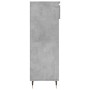 Mueble zapatero madera contrachapada gris hormigón 40x36x105 cm en Zapateros y organizadores de calzado | Comprar online en Foru