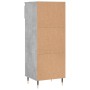 Mueble zapatero madera contrachapada gris hormigón 40x36x105 cm en Zapateros y organizadores de calzado | Comprar online en Foru