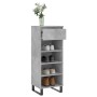 Mueble zapatero madera contrachapada gris hormigón 40x36x105 cm en Zapateros y organizadores de calzado | Comprar online en Foru
