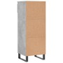 Mueble zapatero madera contrachapada gris hormigón 40x36x105 cm en Zapateros y organizadores de calzado | Comprar online en Foru