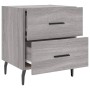 Mesitas noche 2 uds madera ingeniería gris Sonoma 40x35x47,5 cm de vidaXL, Mesitas de noche - Ref: Foro24-827353, Precio: 75,...