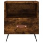 Mesita noche 2 uds madera ingeniería roble ahumado 40x35x47,5cm de vidaXL, Mesitas de noche - Ref: Foro24-827383, Precio: 53,...