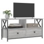 Mueble TV hierro y madera contrachapada gris Sonoma 90x33x45 cm en Muebles TV | Comprar online en Foru.es