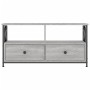 Mueble TV hierro y madera contrachapada gris Sonoma 90x33x45 cm en Muebles TV | Comprar online en Foru.es