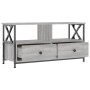Mueble TV hierro y madera contrachapada gris Sonoma 90x33x45 cm en Muebles TV | Comprar online en Foru.es
