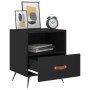 Mesitas de noche 2 uds madera ingeniería negro 40x35x47,5 cm de vidaXL, Mesitas de noche - Ref: Foro24-827375, Precio: 74,48 ...