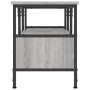Mueble TV hierro y madera contrachapada gris Sonoma 100x35x45cm en Muebles TV | Comprar online en Foru.es