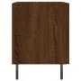 Bedside table 2 units engineered wood brown oak 40x35x47.5 cm by vidaXL, Nightstands - Ref: Foro24-827355, Price: 67,24 €, Di...