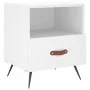 White engineered wood bedside table 40x35x47.5 cm by vidaXL, Nightstands - Ref: Foro24-827372, Price: 42,57 €, Discount: %