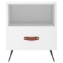 Mesita de noche madera de ingeniería blanco 40x35x47,5 cm de vidaXL, Mesitas de noche - Ref: Foro24-827372, Precio: 43,05 €, ...