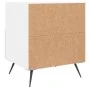 White engineered wood bedside table 40x35x47.5 cm by vidaXL, Nightstands - Ref: Foro24-827372, Price: 42,57 €, Discount: %