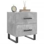 Nachttisch 2 Stück betongraues Holzwerkstoff 40x35x47,5cm von vidaXL, Nachttische - Ref: Foro24-827365, Preis: 92,66 €, Rabat...