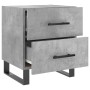 Mesita noche 2 uds madera ingeniería gris hormigón 40x35x47,5cm de vidaXL, Mesitas de noche - Ref: Foro24-827365, Precio: 93,...