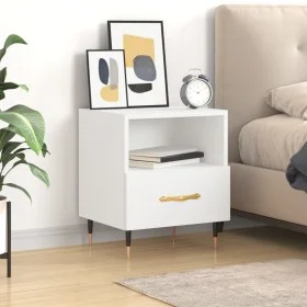 Nachttisch aus Holzwerkstoff weiß 40x35x47,5 cm von vidaXL, Nachttische - Ref: Foro24-827388, Preis: 43,50 €, Rabatt: %