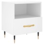 Mesita de noche madera de ingeniería blanco 40x35x47,5 cm de vidaXL, Mesitas de noche - Ref: Foro24-827388, Precio: 44,06 €, ...
