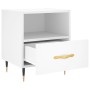 Mesita de noche madera de ingeniería blanco 40x35x47,5 cm de vidaXL, Mesitas de noche - Ref: Foro24-827388, Precio: 44,06 €, ...