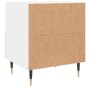 Mesita de noche madera de ingeniería blanco 40x35x47,5 cm de vidaXL, Mesitas de noche - Ref: Foro24-827388, Precio: 44,06 €, ...
