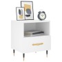 Mesita de noche madera de ingeniería blanco 40x35x47,5 cm de vidaXL, Mesitas de noche - Ref: Foro24-827388, Precio: 44,06 €, ...