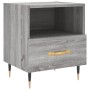 Mesitas noche 2 uds madera ingeniería gris Sonoma 40x35x47,5 cm de vidaXL, Mesitas de noche - Ref: Foro24-827401, Precio: 60,...