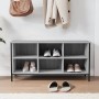 Mueble zapatero madera contrachapada gris Sonoma 100x35x50 cm en Zapateros y organizadores de calzado | Comprar online en Foru.e