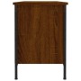 Mueble zapatero madera contrachapada roble marrón 100x35x50 cm en Zapateros y organizadores de calzado | Comprar online en Foru.