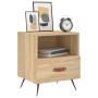 Mesita noche 2 uds madera ingeniería roble Sonoma 40x35x47,5 cm de vidaXL, Mesitas de noche - Ref: Foro24-827379, Precio: 72,...