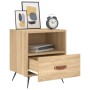 Mesita noche 2 uds madera ingeniería roble Sonoma 40x35x47,5 cm de vidaXL, Mesitas de noche - Ref: Foro24-827379, Precio: 72,...