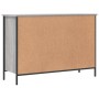 Zapatero madera de ingeniería gris Sonoma 100x35x70 cm en Zapateros y organizadores de calzado | Comprar online en Foru.es