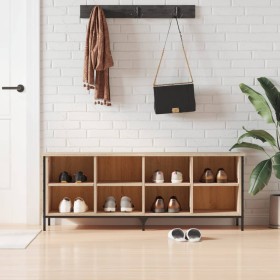 Zapatero madera de ingeniería roble Sonoma 131x35x50 cm en Zapateros y organizadores de calzado | Comprar online en Foru.es