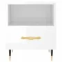 Glossy white engineered wood bedside table 40x35x47.5cm by vidaXL, Nightstands - Ref: Foro24-827392, Price: 44,71 €, Discount: %