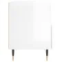 Glossy white engineered wood bedside table 40x35x47.5cm by vidaXL, Nightstands - Ref: Foro24-827392, Price: 44,71 €, Discount: %