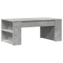 Mesa de centro madera de ingeniería gris hormigón 102x55x42 cm en Mesas de centro | Comprar online en Foru.es