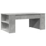 Mesa de centro madera de ingeniería gris hormigón 102x55x42 cm en Mesas de centro | Comprar online en Foru.es