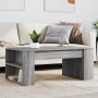 Mesa de centro madera de ingeniería gris Sonoma 102x55x42 cm en Mesas de centro | Comprar online en Foru.es
