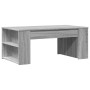 Mesa de centro madera de ingeniería gris Sonoma 102x55x42 cm en Mesas de centro | Comprar online en Foru.es