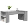 Mesa de centro madera de ingeniería gris Sonoma 102x55x42 cm en Mesas de centro | Comprar online en Foru.es