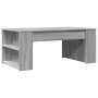 Mesa de centro madera de ingeniería gris Sonoma 102x55x42 cm en Mesas de centro | Comprar online en Foru.es