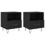 Nightstands 2 pcs black engineered wood 40x35x47.5 cm by vidaXL, Nightstands - Ref: Foro24-827423, Price: 52,50 €, Discount: %
