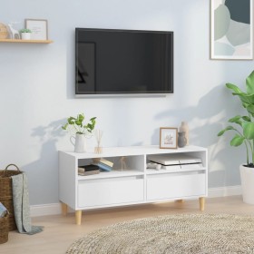 Mueble para TV madera contrachapada blanco 100x34,5x44,5 cm en Muebles TV | Comprar online en Foru.es