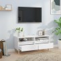 Mueble para TV madera contrachapada blanco 100x34,5x44,5 cm en Muebles TV | Comprar online en Foru.es