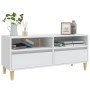 Mueble para TV madera contrachapada blanco 100x34,5x44,5 cm en Muebles TV | Comprar online en Foru.es