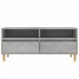 Mueble de TV madera contrachapada gris hormigón 100x34,5x44,5cm en Muebles TV | Comprar online en Foru.es